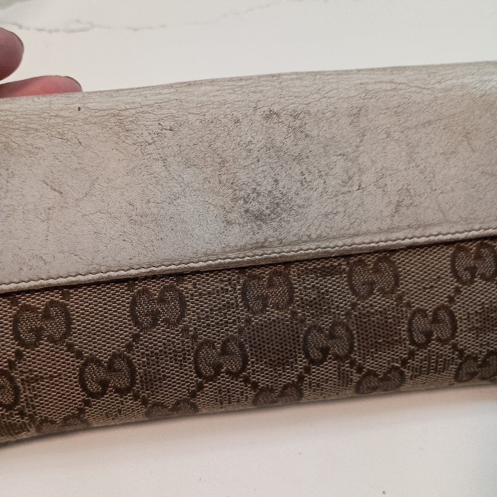 Gucci Long Wallet GG Canvas Beige White - Picture 7 of 16